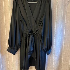Express Black Long Sleeve Dress